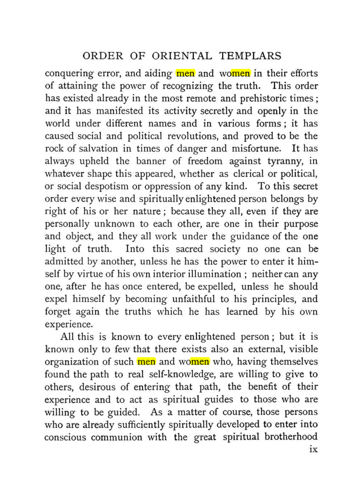 Original scan of The Equinox (Volume I, Number IX), PDF page 9