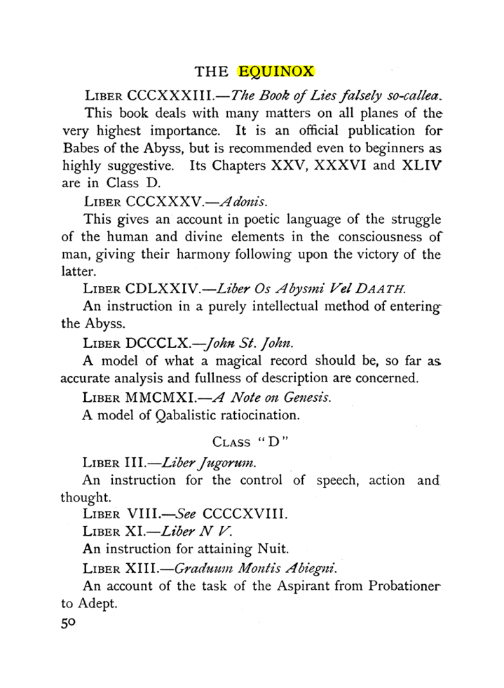 Original scan of The Equinox (Volume I, Number IX), PDF page 90