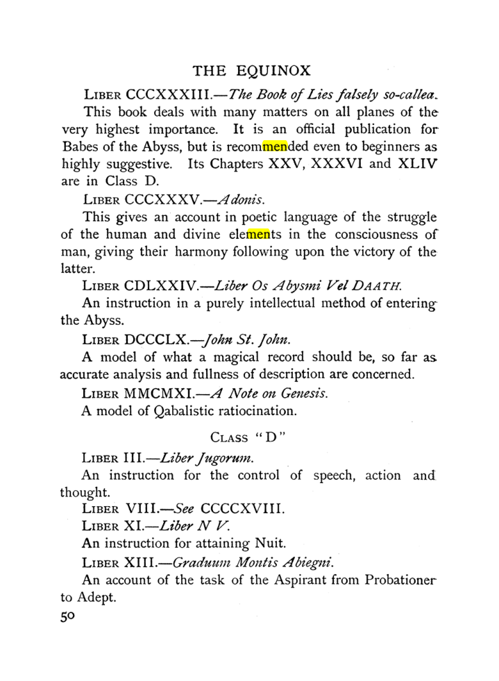 Original scan of The Equinox (Volume I, Number IX), PDF page 90