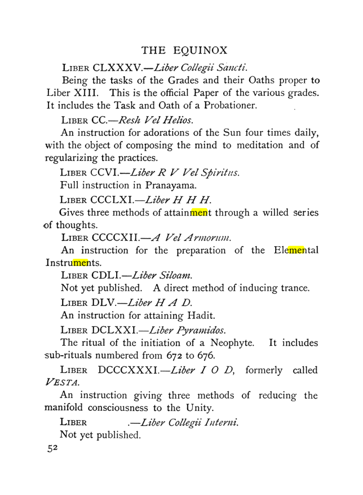 Original scan of The Equinox (Volume I, Number IX), PDF page 92