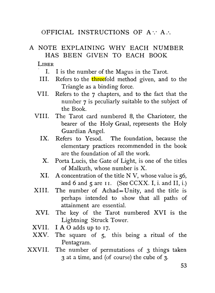 Original scan of The Equinox (Volume I, Number IX), PDF page 93