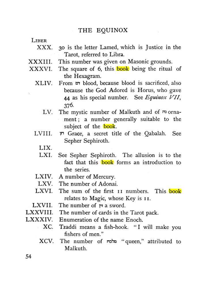 Original scan of The Equinox (Volume I, Number IX), PDF page 94
