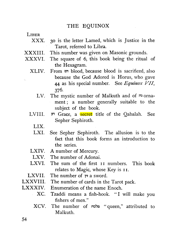 Original scan of The Equinox (Volume I, Number IX), PDF page 94
