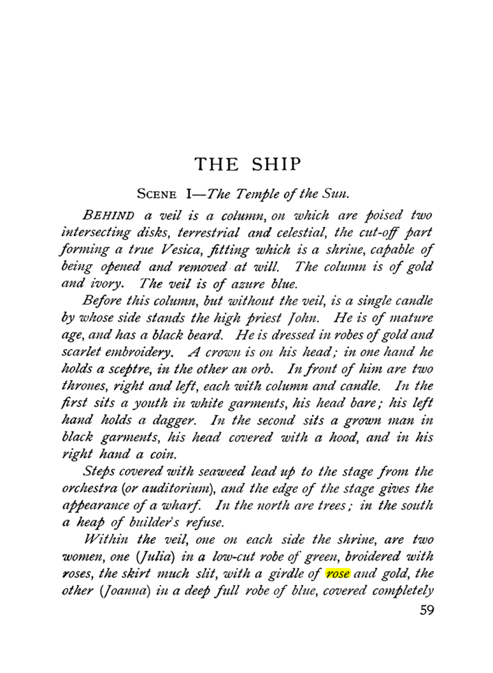 Original scan of The Equinox (Volume I, Number IX), PDF page 99