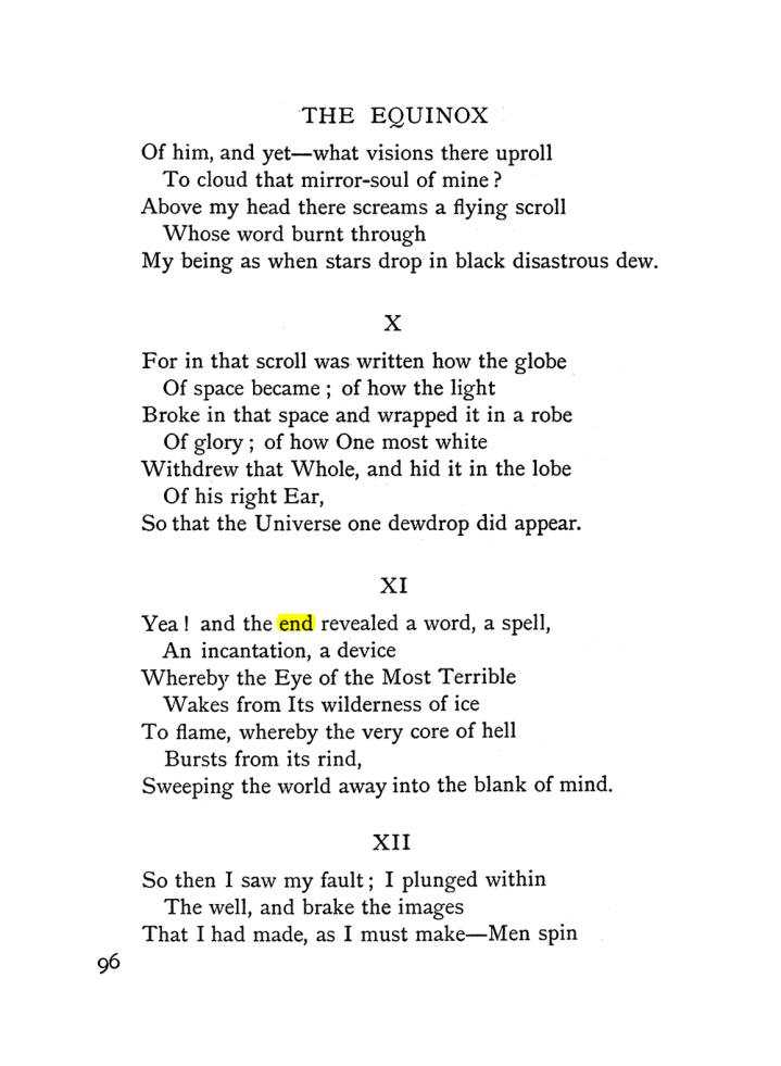 Original scan of The Equinox (Volume I, Number II), PDF page 106