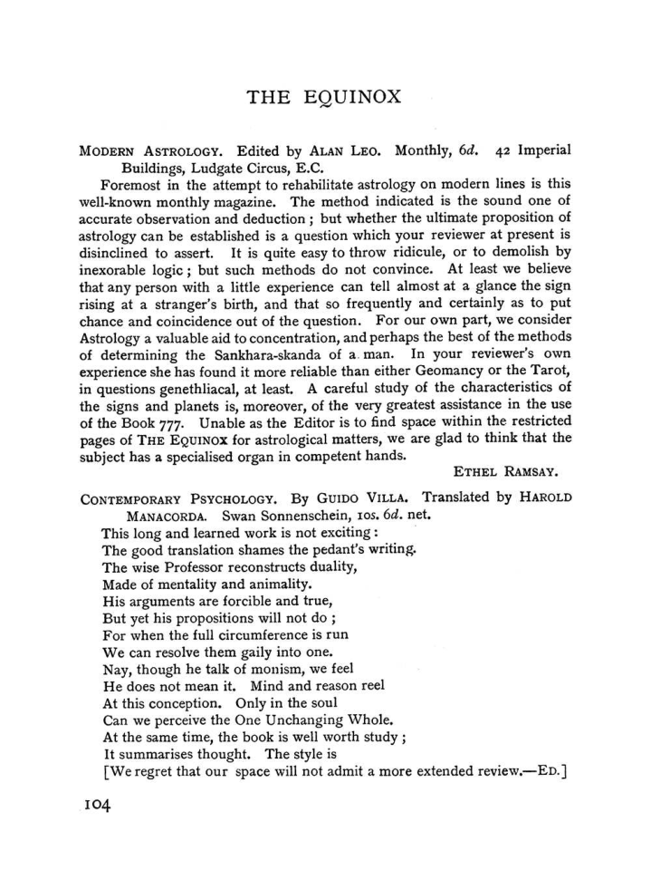 Original scan of The Equinox (Volume I, Number II), PDF page 114