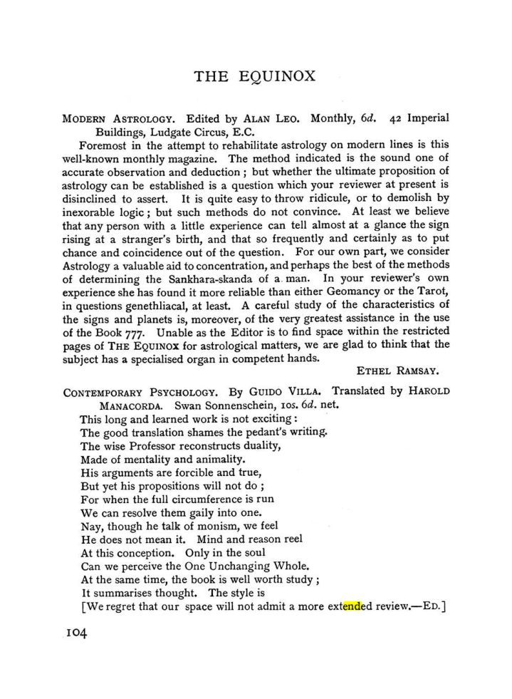 Original scan of The Equinox (Volume I, Number II), PDF page 114
