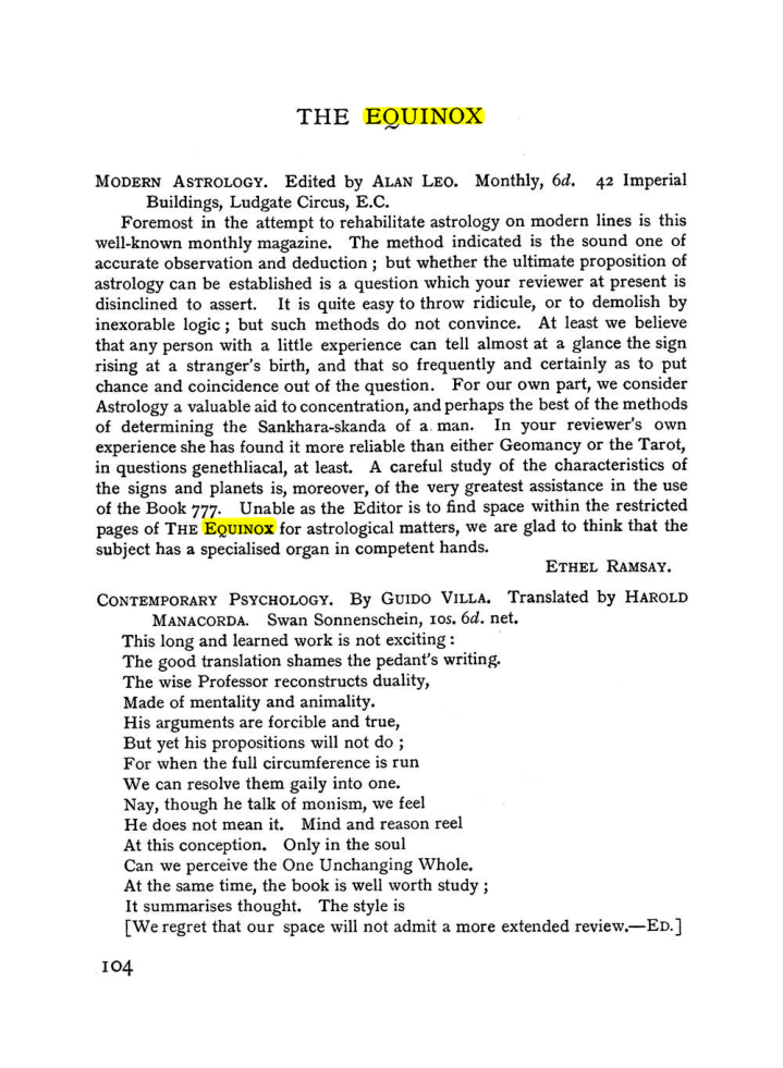Original scan of The Equinox (Volume I, Number II), PDF page 114