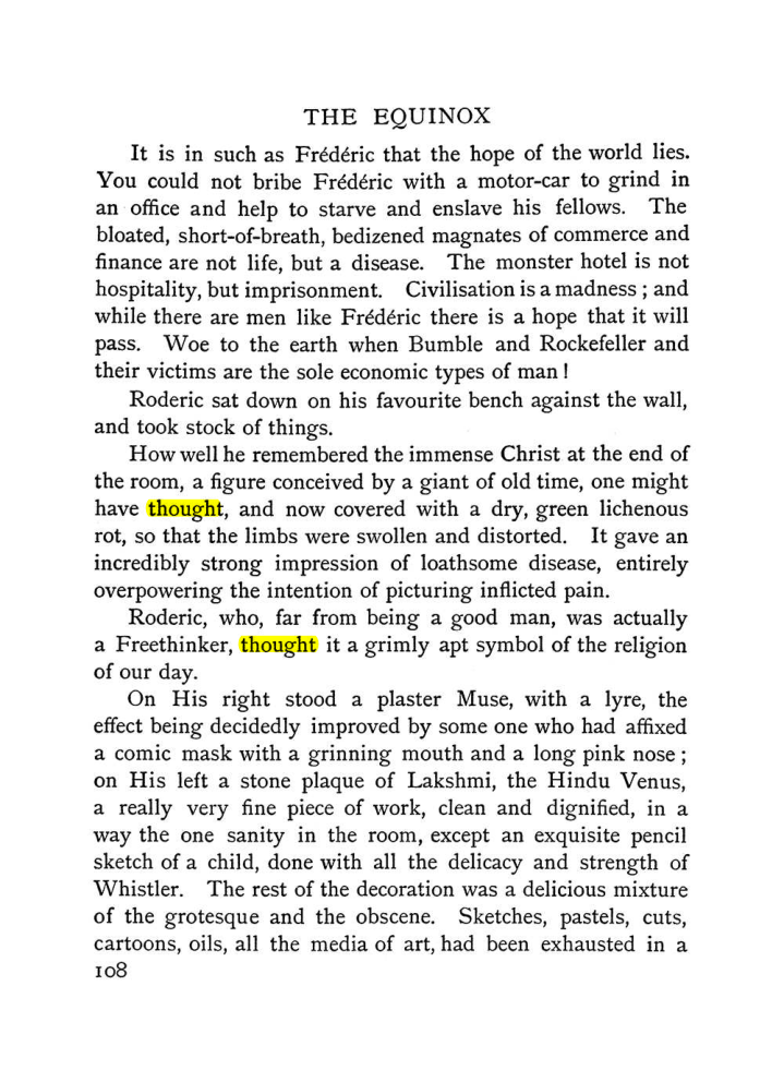 Original scan of The Equinox (Volume I, Number II), PDF page 118