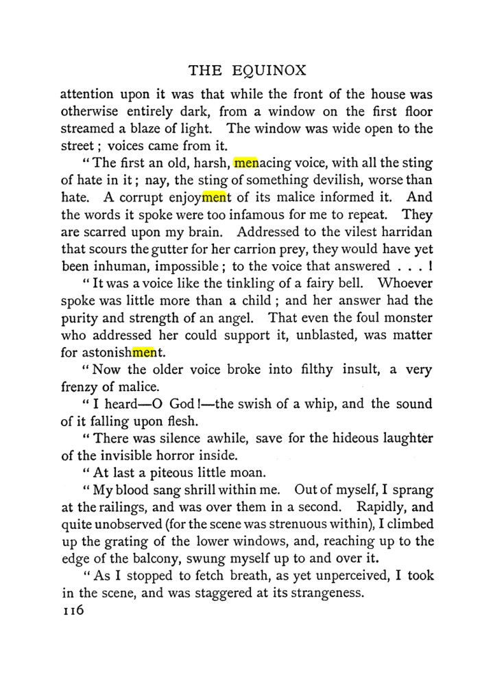 Original scan of The Equinox (Volume I, Number II), PDF page 126