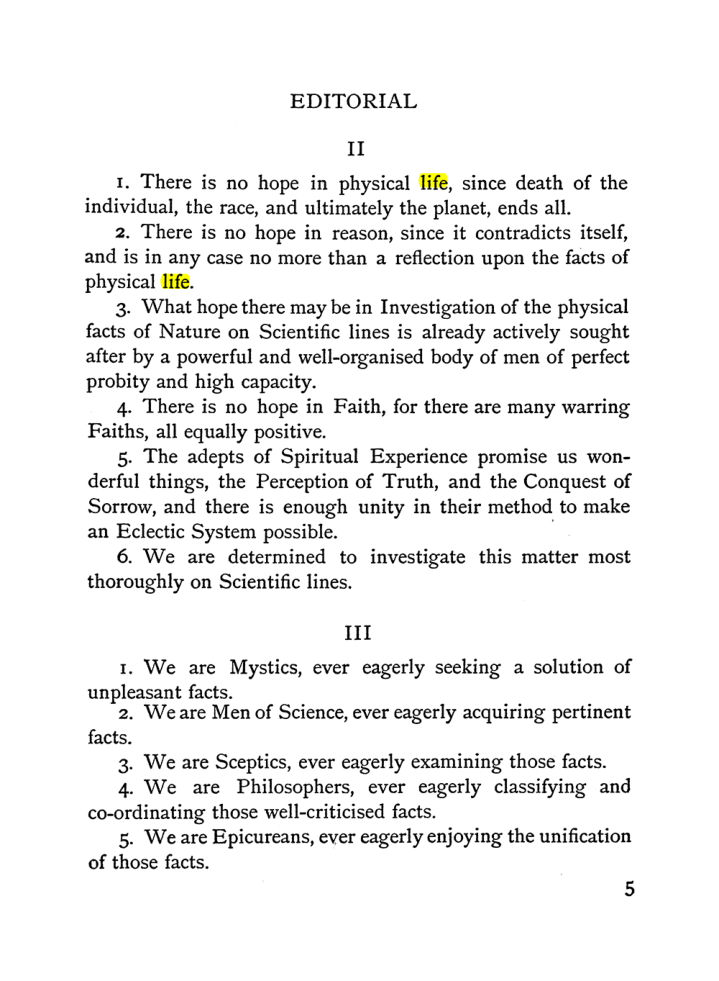 Original scan of The Equinox (Volume I, Number II), PDF page 13