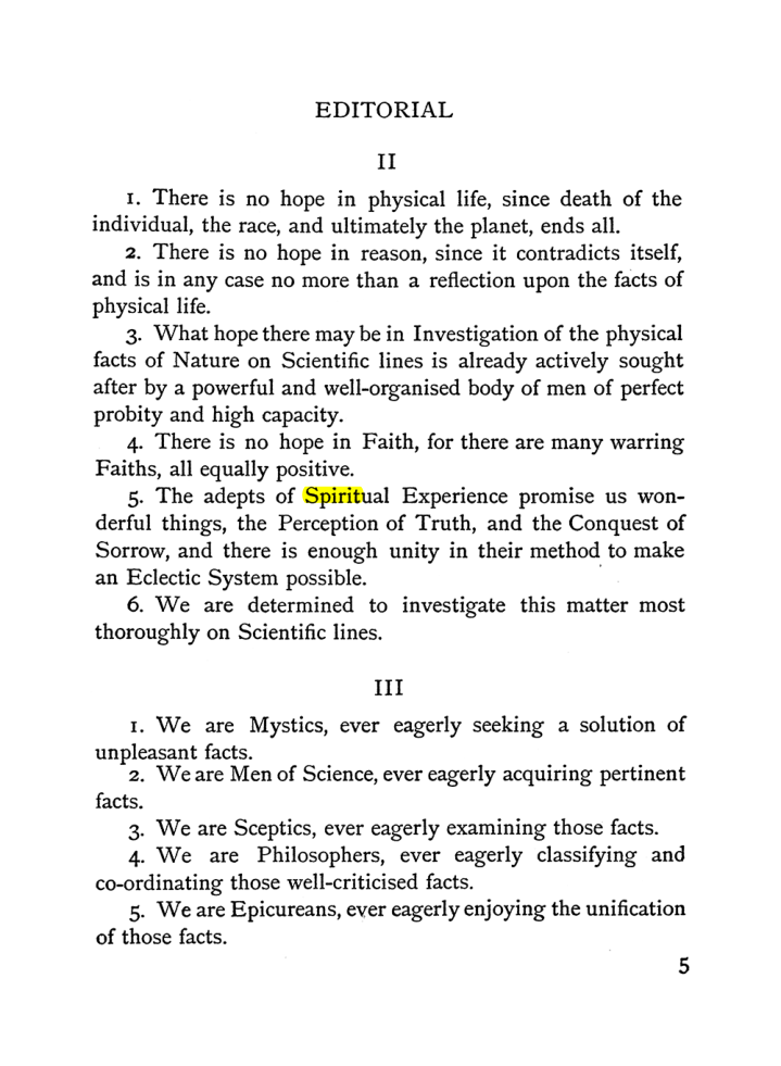 Original scan of The Equinox (Volume I, Number II), PDF page 13