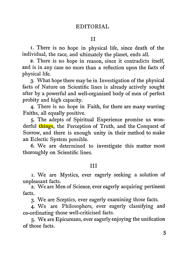 Original scan of The Equinox (Volume I, Number II), PDF page 13