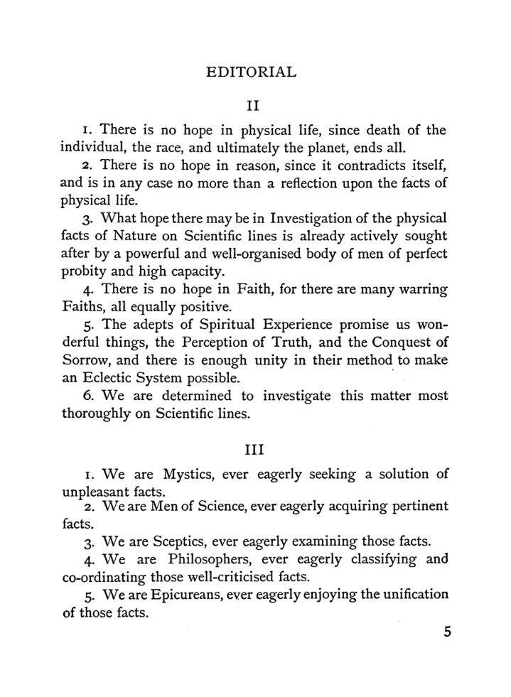 Original scan of The Equinox (Volume I, Number II), PDF page 13