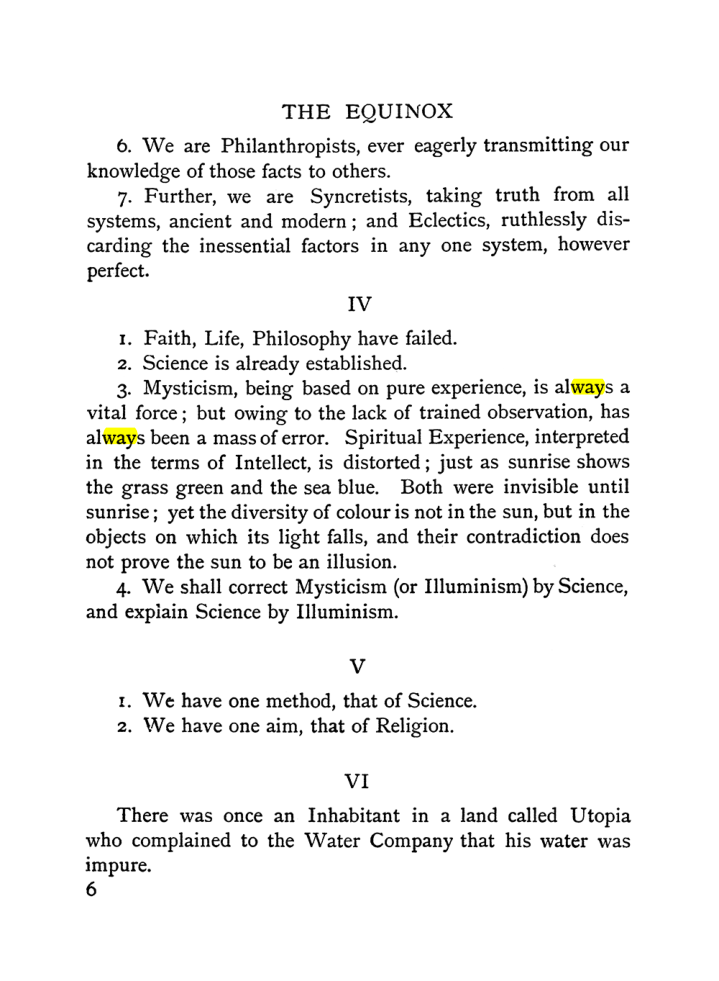 Original scan of The Equinox (Volume I, Number II), PDF page 14