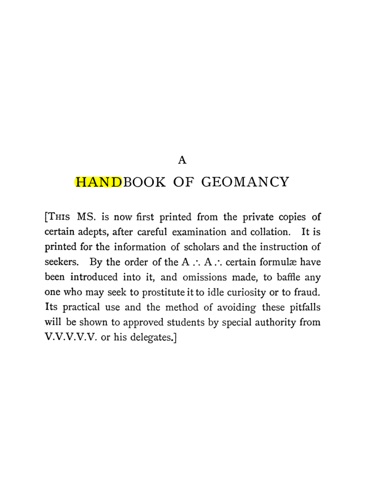 Original scan of The Equinox (Volume I, Number II), PDF page 147