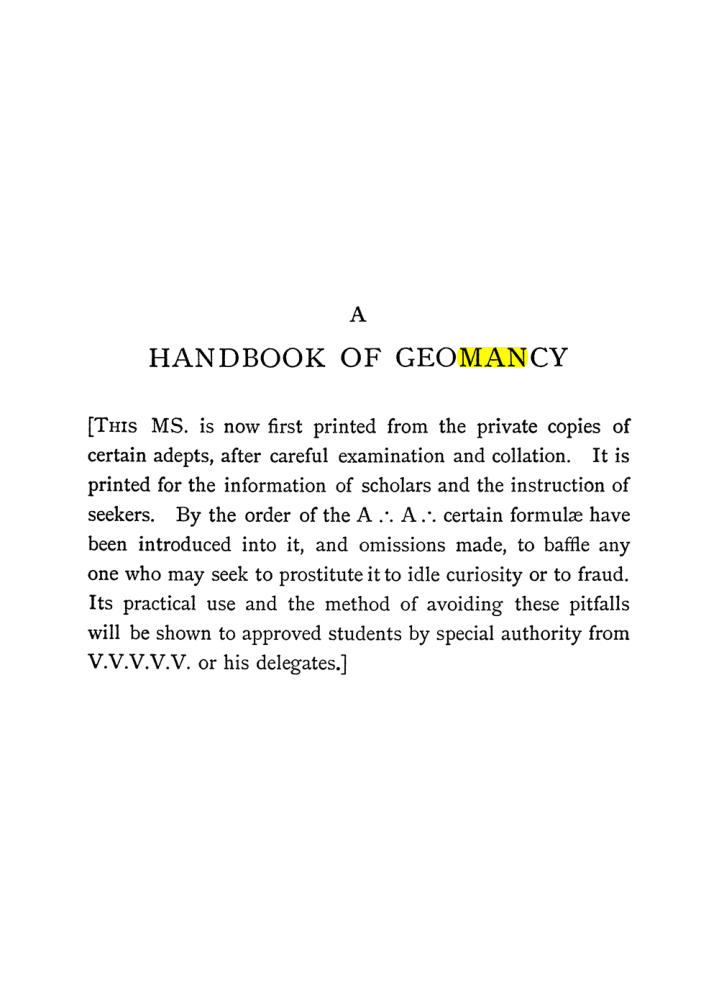 Original scan of The Equinox (Volume I, Number II), PDF page 147