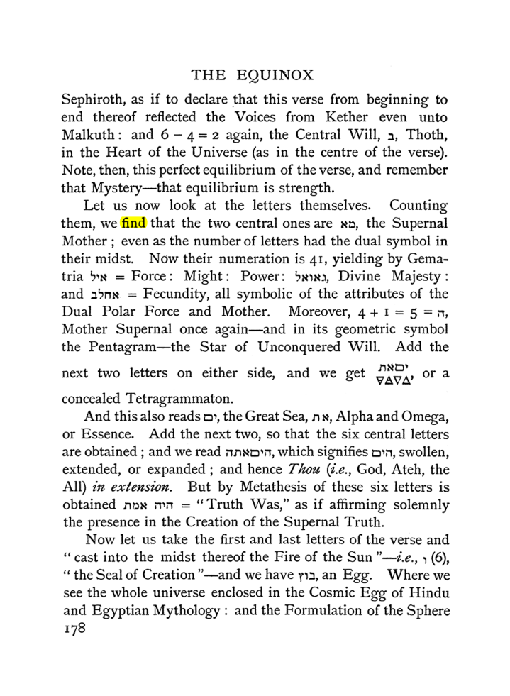 Original scan of The Equinox (Volume I, Number II), PDF page 188