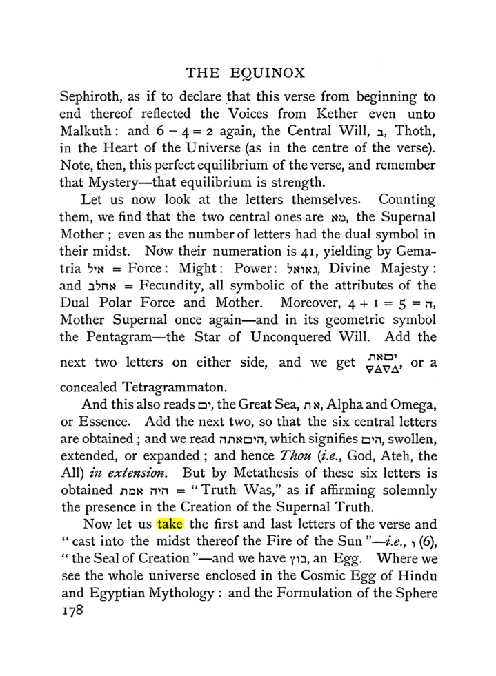 Original scan of The Equinox (Volume I, Number II), PDF page 188