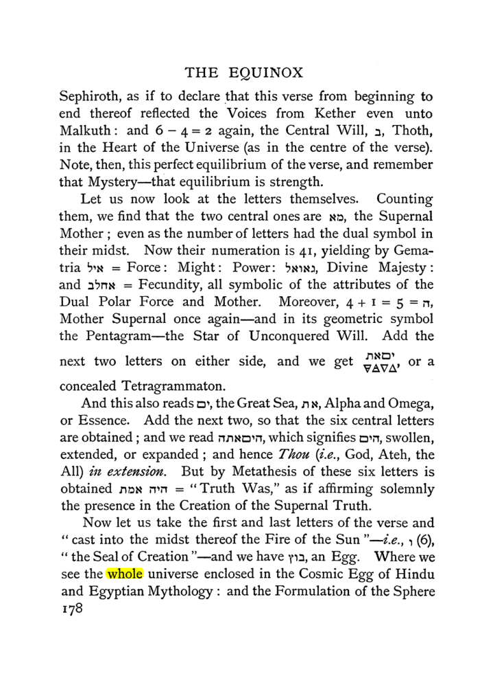 Original scan of The Equinox (Volume I, Number II), PDF page 188