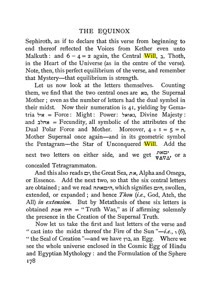 Original scan of The Equinox (Volume I, Number II), PDF page 188