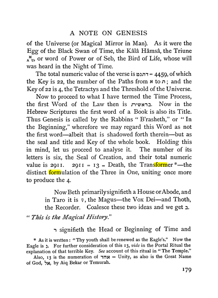 Original scan of The Equinox (Volume I, Number II), PDF page 189