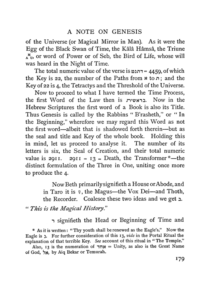 Original scan of The Equinox (Volume I, Number II), PDF page 189
