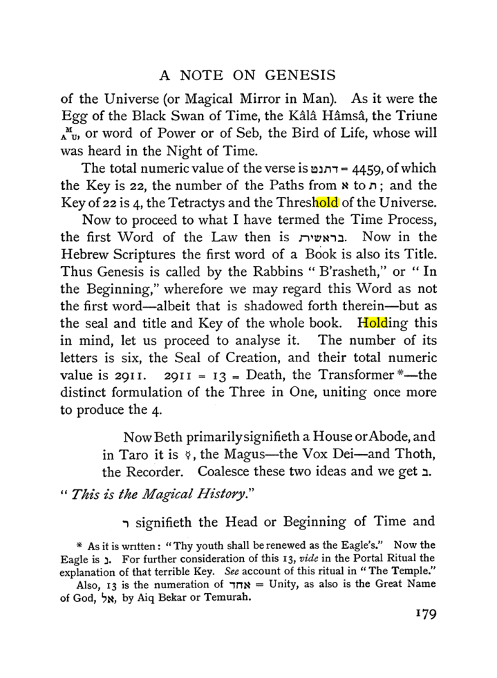 Original scan of The Equinox (Volume I, Number II), PDF page 189