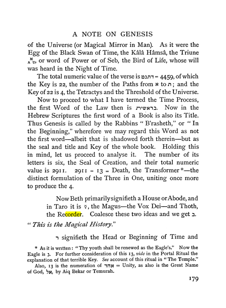 Original scan of The Equinox (Volume I, Number II), PDF page 189