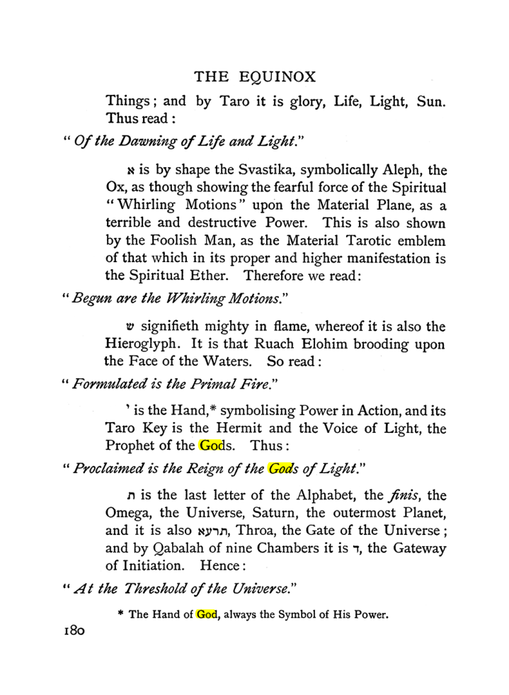 Original scan of The Equinox (Volume I, Number II), PDF page 190
