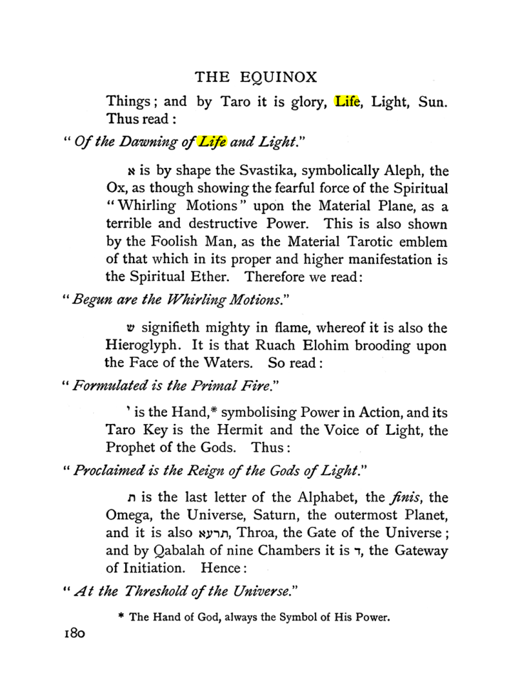 Original scan of The Equinox (Volume I, Number II), PDF page 190