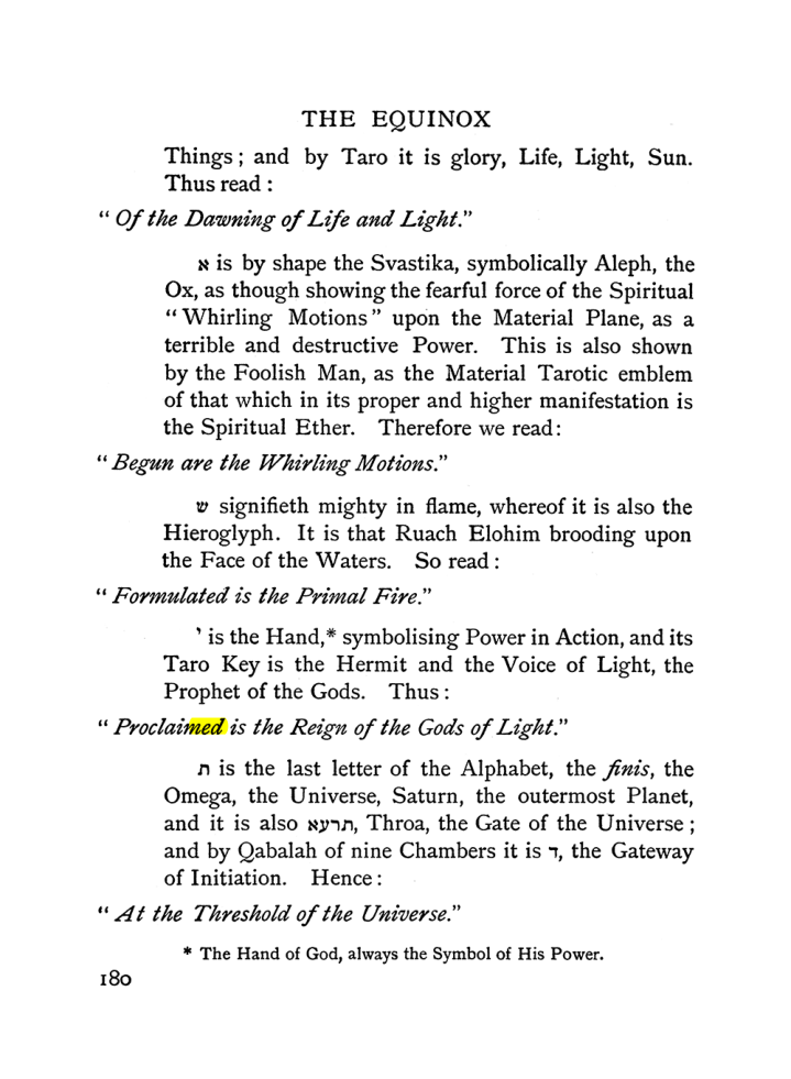 Original scan of The Equinox (Volume I, Number II), PDF page 190