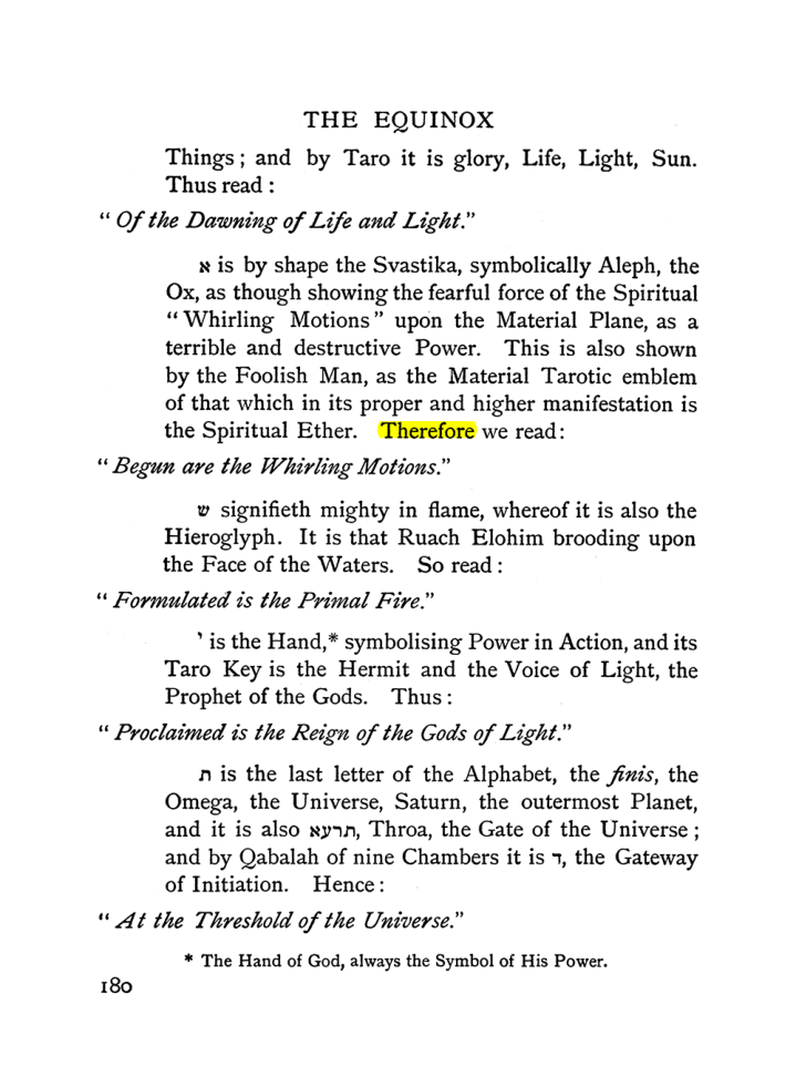 Original scan of The Equinox (Volume I, Number II), PDF page 190