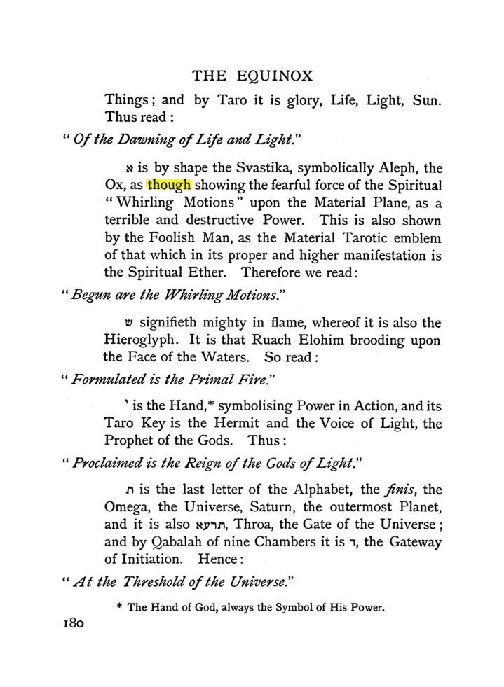 Original scan of The Equinox (Volume I, Number II), PDF page 190