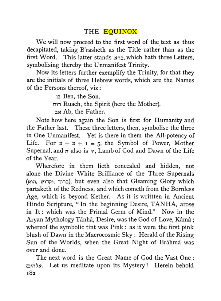 Original scan of The Equinox (Volume I, Number II), PDF page 192
