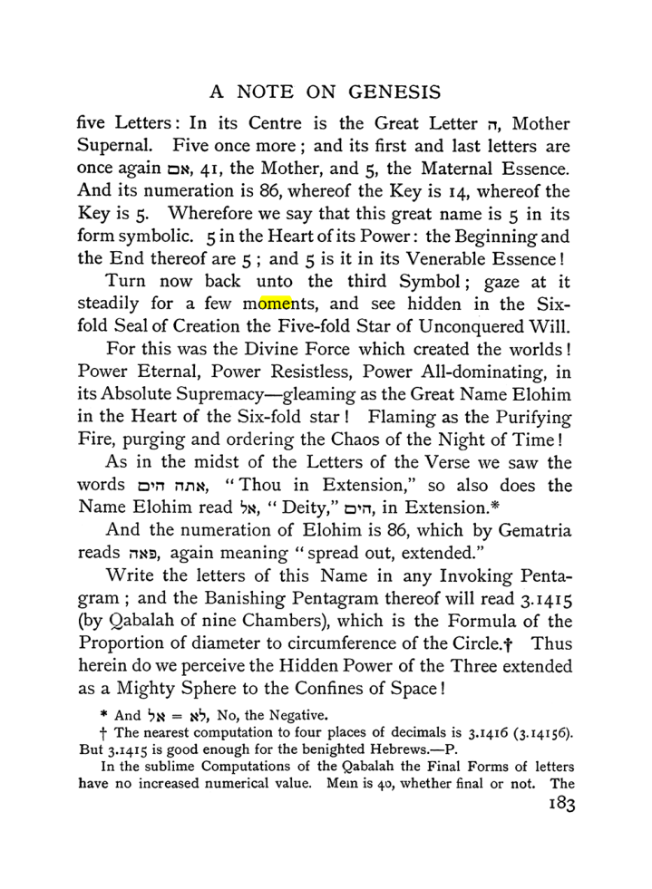 Original scan of The Equinox (Volume I, Number II), PDF page 193