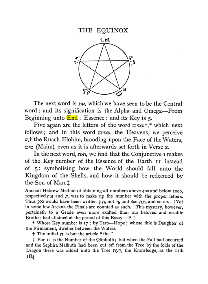 Original scan of The Equinox (Volume I, Number II), PDF page 194