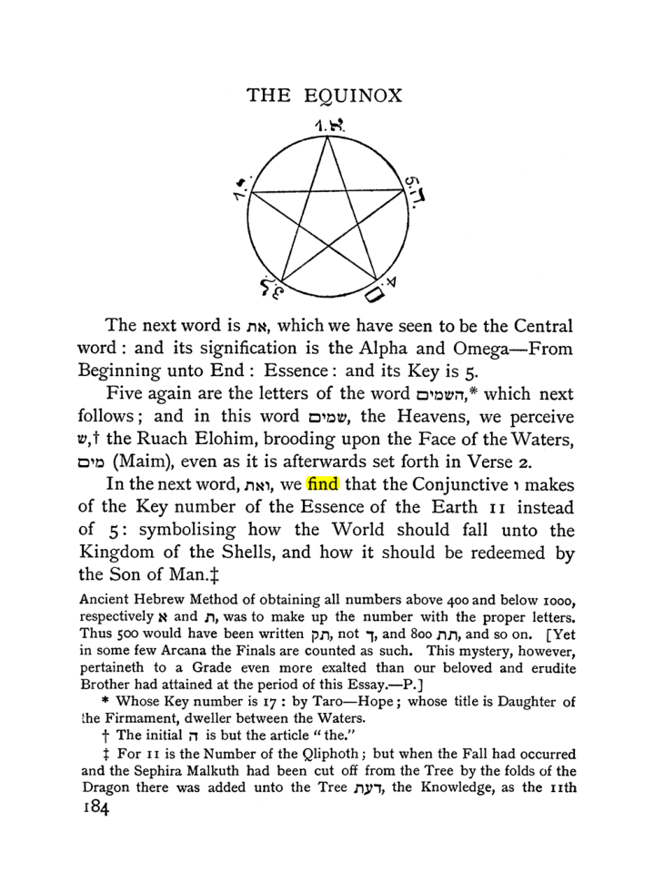 Original scan of The Equinox (Volume I, Number II), PDF page 194