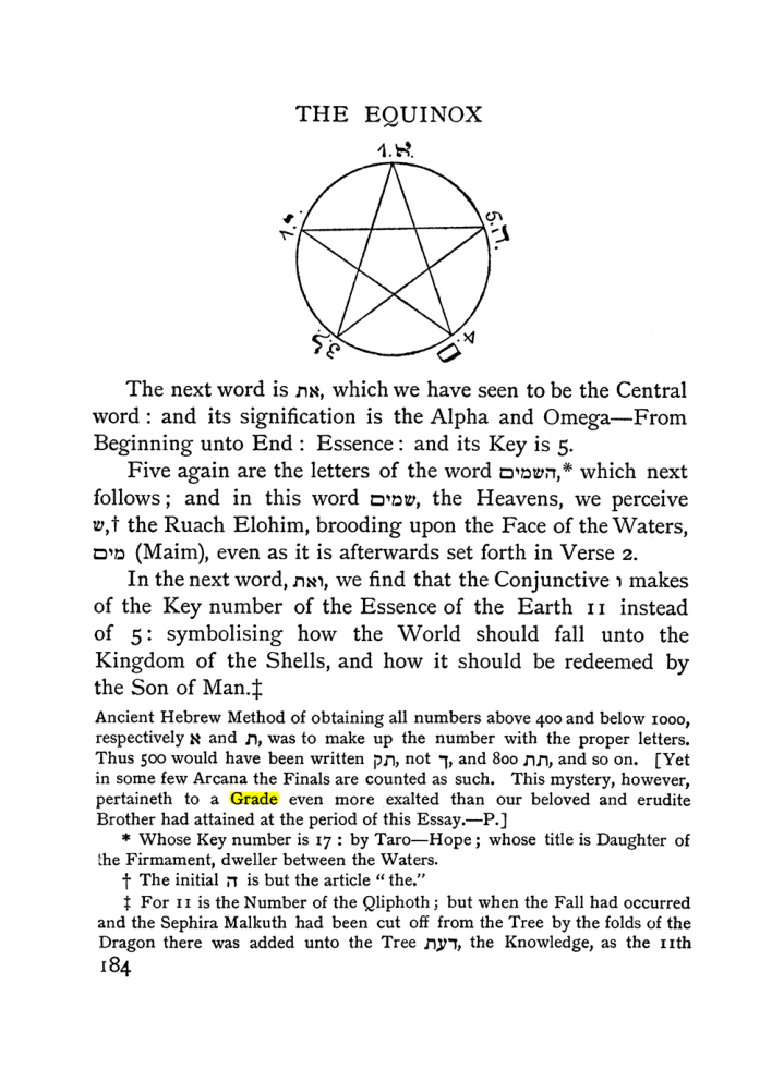 Original scan of The Equinox (Volume I, Number II), PDF page 194