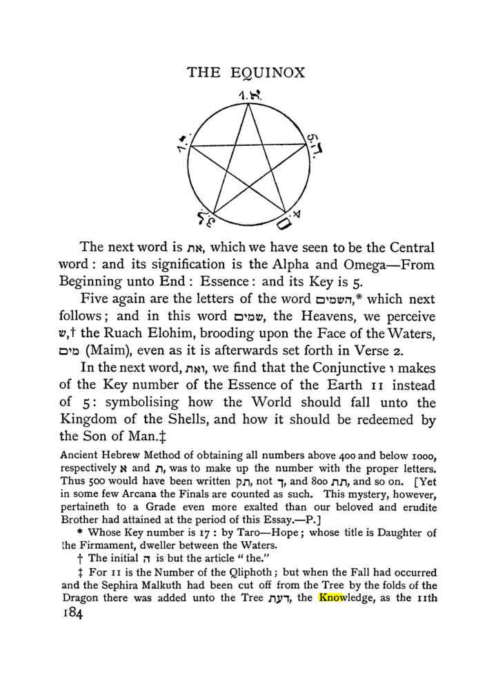 Original scan of The Equinox (Volume I, Number II), PDF page 194