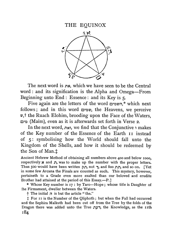 Original scan of The Equinox (Volume I, Number II), PDF page 194