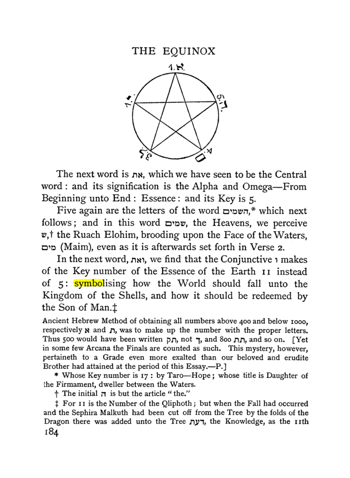 Original scan of The Equinox (Volume I, Number II), PDF page 194