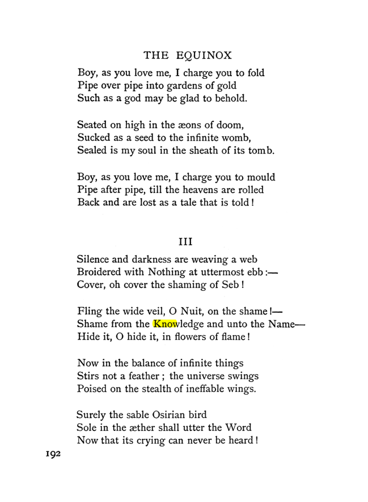 Original scan of The Equinox (Volume I, Number II), PDF page 202