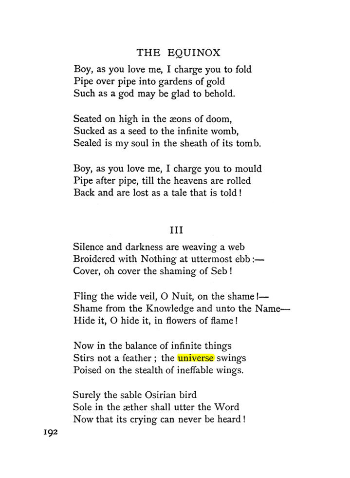 Original scan of The Equinox (Volume I, Number II), PDF page 202