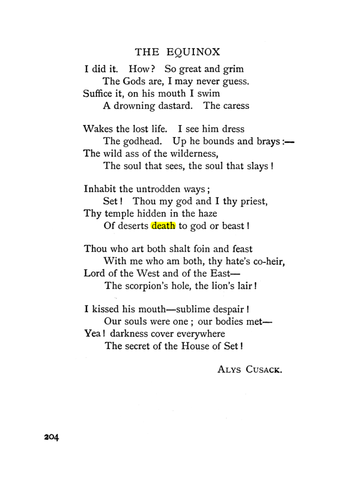 Original scan of The Equinox (Volume I, Number II), PDF page 214