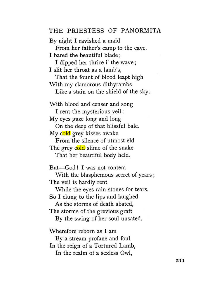 Original scan of The Equinox (Volume I, Number II), PDF page 221