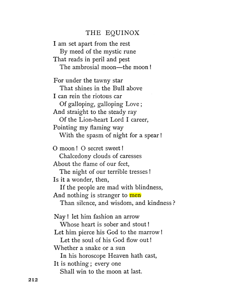 Original scan of The Equinox (Volume I, Number II), PDF page 222