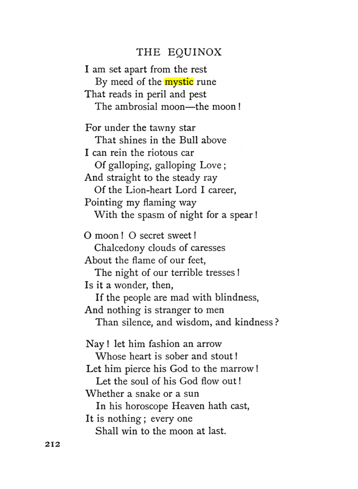 Original scan of The Equinox (Volume I, Number II), PDF page 222