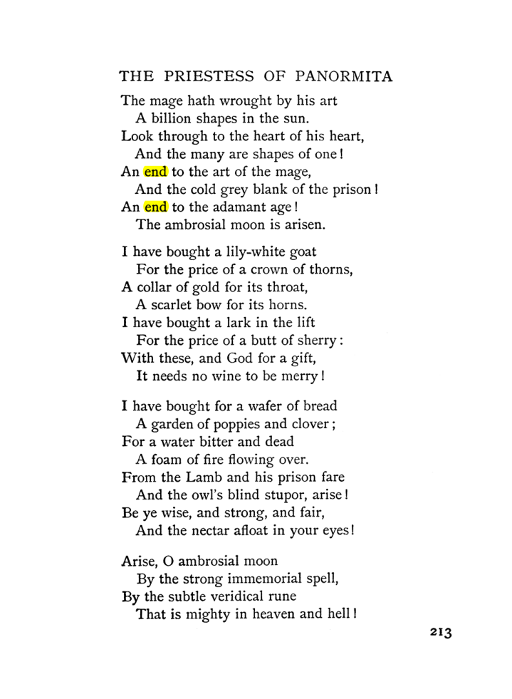 Original scan of The Equinox (Volume I, Number II), PDF page 223