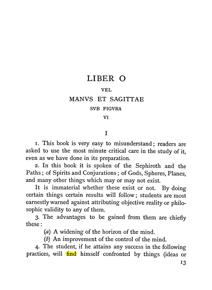 Original scan of The Equinox (Volume I, Number II), PDF page 23